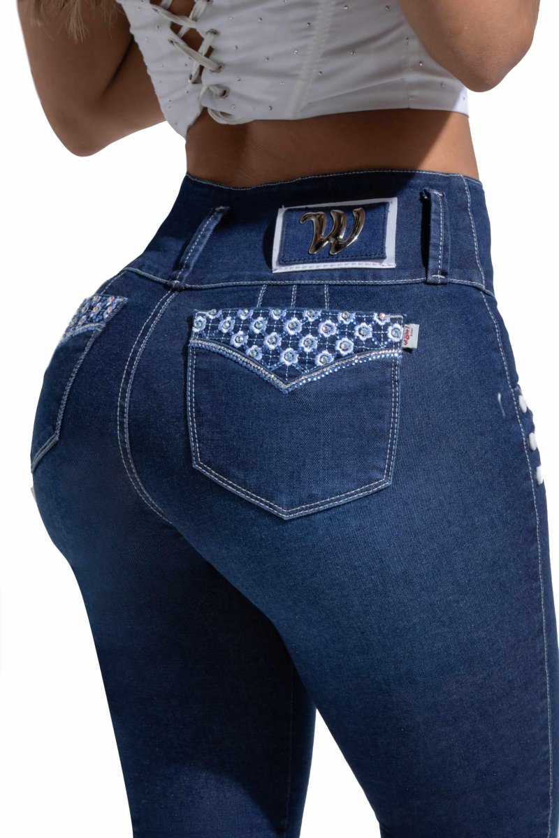 Vaquero Colombiano Levantacola de Mujer con Lindos Bolsillos 80813 - Imagen 5