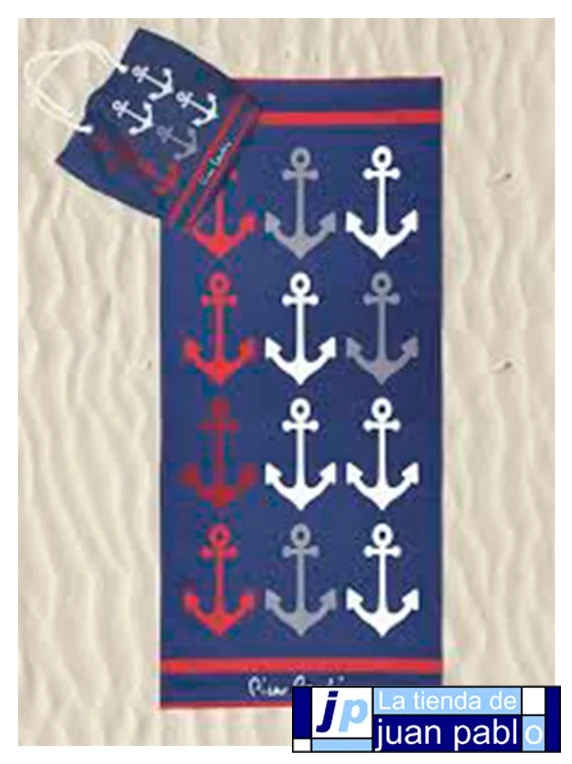 PIERRE CARDIN Toalla Playa+Bolso 100x180cm - Imagen 3