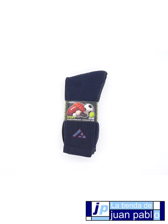 POLCAR Calcetín Deportivo Talla Única Pack 3 unidades - Imagen 2