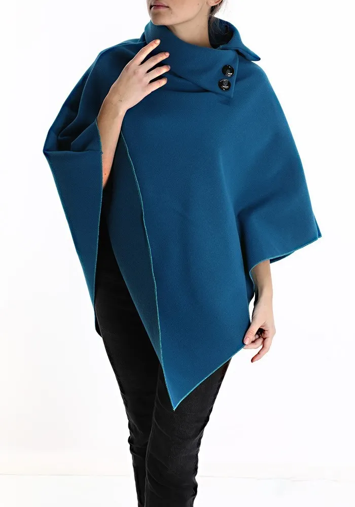 Poncho con botones - Imagen 6