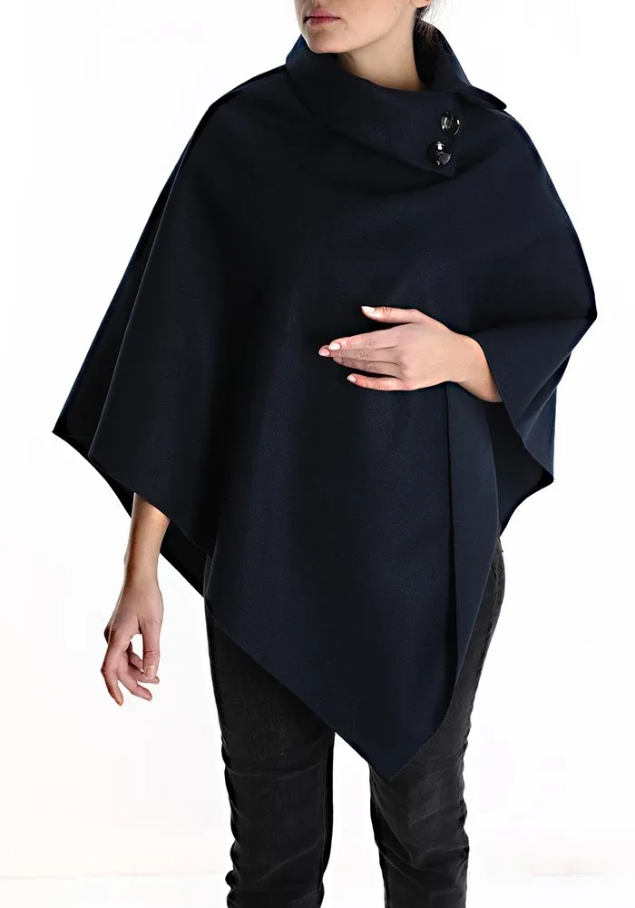Poncho con botones - Imagen 8