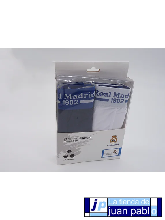 Bóxer Real Madrid Adulto Pack 2 unidades