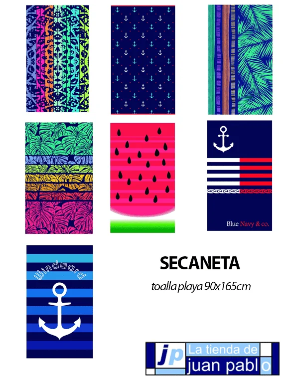 SECANETA Toalla Playa 90x165cm
