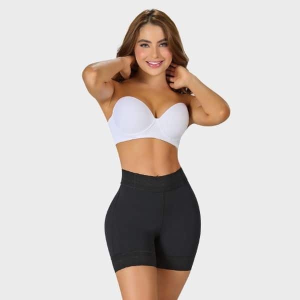 Short Colombiano MYD STA-0322 – Cintura Alta Moldeadora con Realce de Glúteos - Imagen 2