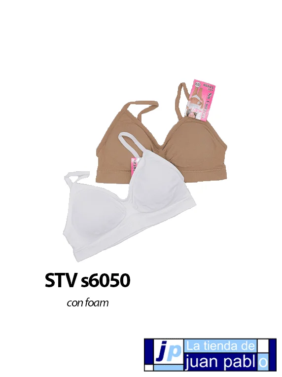 STV S6050 Sujetador Niña con Foam Pack 2 unidades