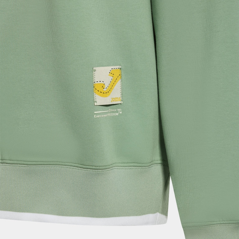 SUDADERA JOMA MUJER STEP VERDE - Imagen 4