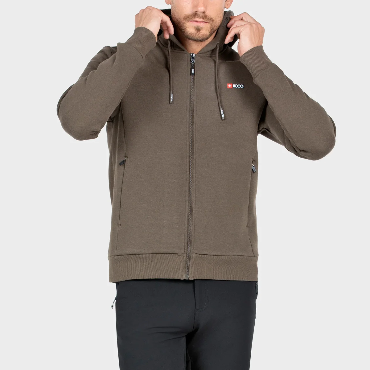 SUDADERA +8000 CON CREMALLERA HOMBRE ALMAZ (2 COLORES) - Imagen 4