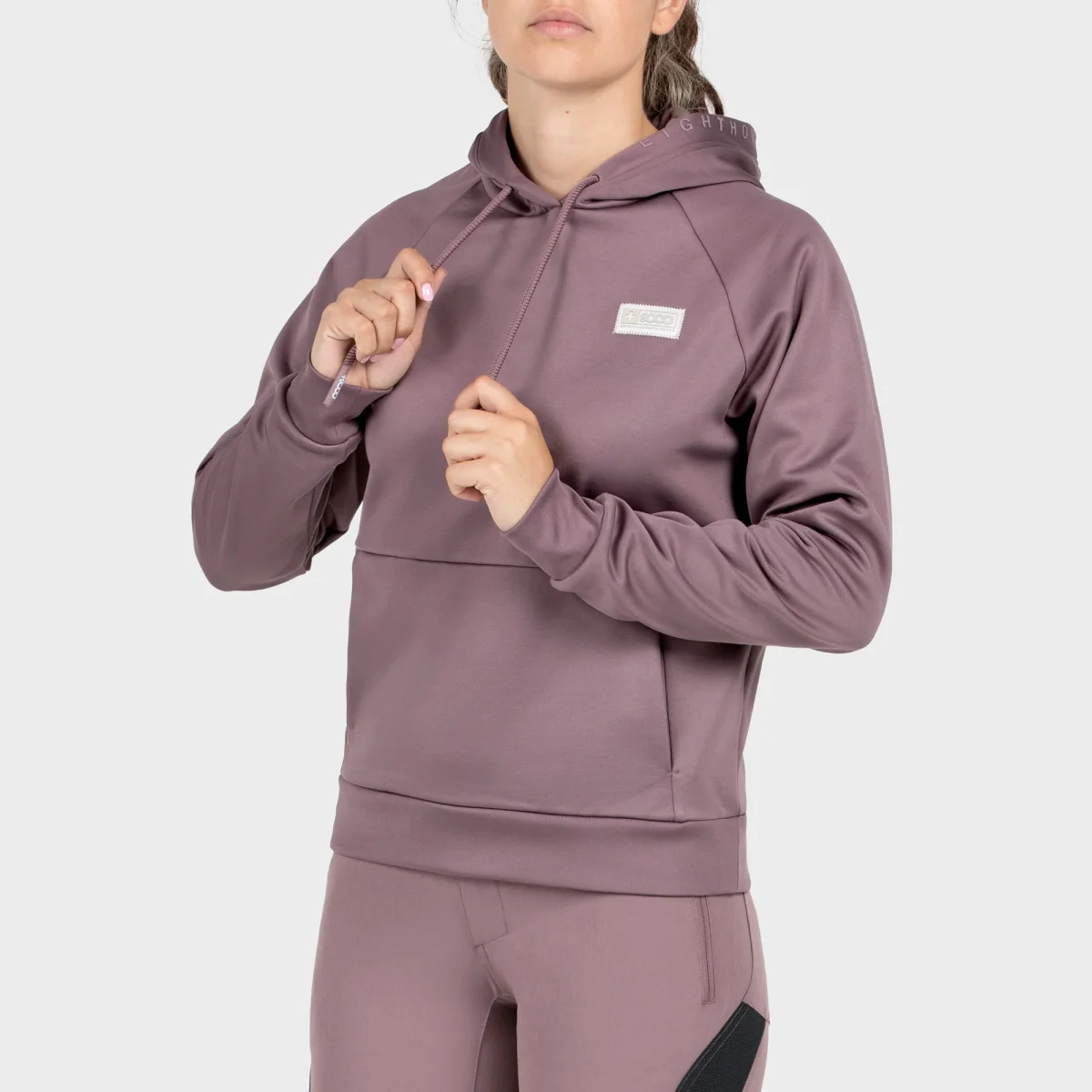 SUDADERA +8000 MUJER BRIMEDA ROSA SOMBRA - Imagen 3