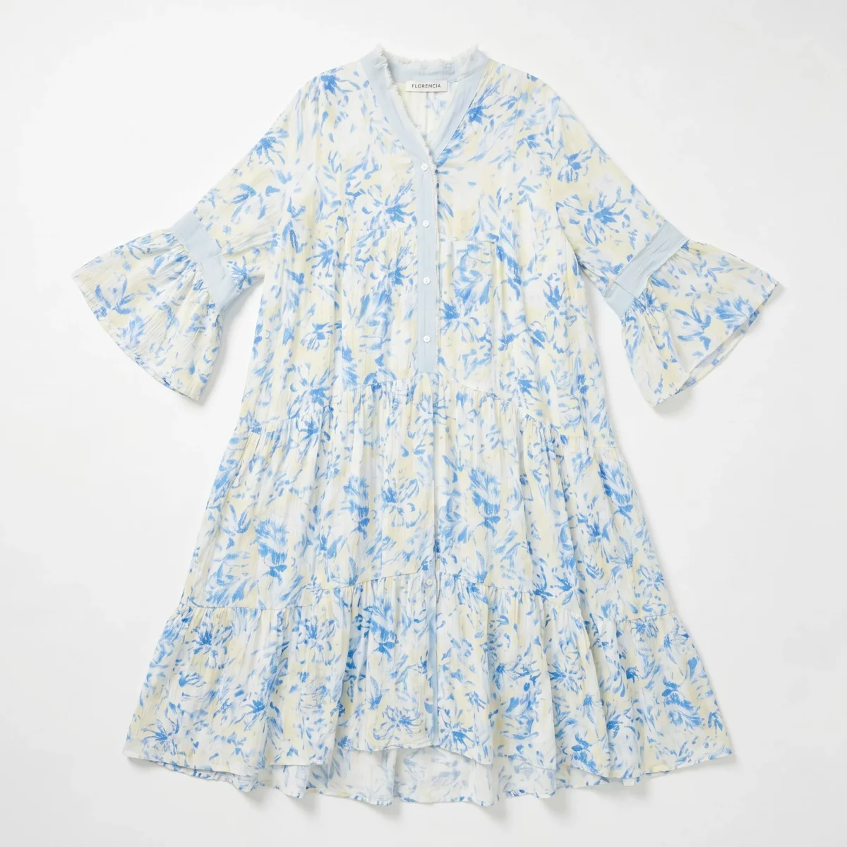 Vestido estampado largo - Imagen 4