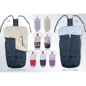 CASA DORADA Saco para Carrito Bebé de Borreguito