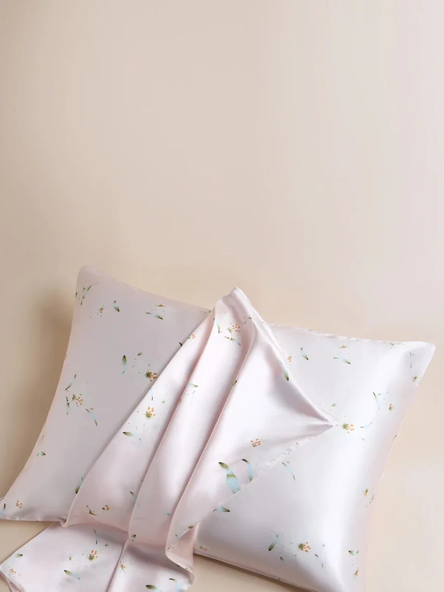 Funda de Almohada de Seda 100% Mulberry 19 Momme - Lirio - Imagen 5