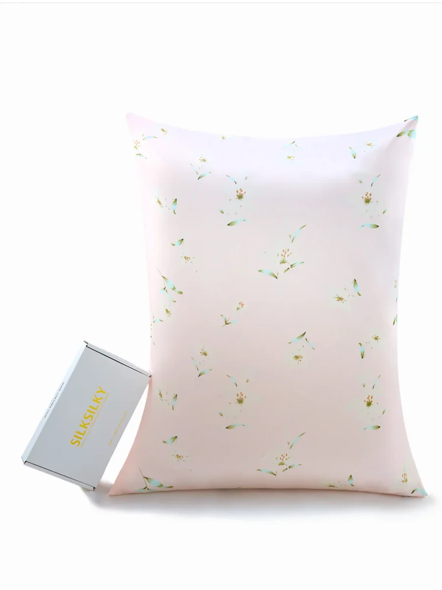 Funda de Almohada de Seda 100% Mulberry 19 Momme - Lirio - Imagen 4