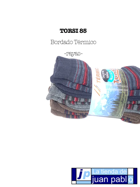 TORSI 85 Bordado y Liso Térmico Pack 3 unidades - Imagen 8