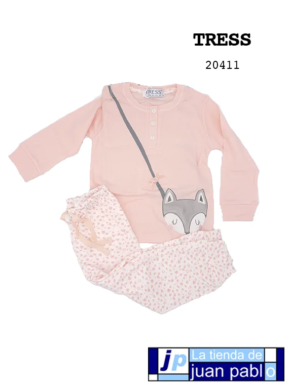 TRESS Pijama Niña Infantil Entretiempo