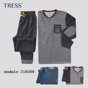 TRESS Pijama Hombre de Invierno