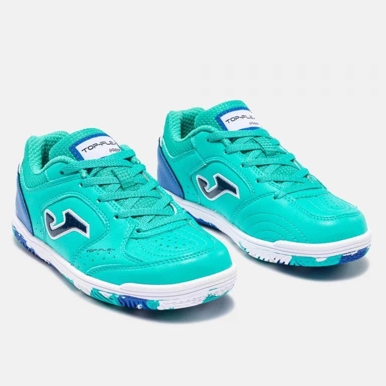 ZAPATILLA JOMA TOP FLEX JR 2627 TURQUESA INDOOR - Imagen 3