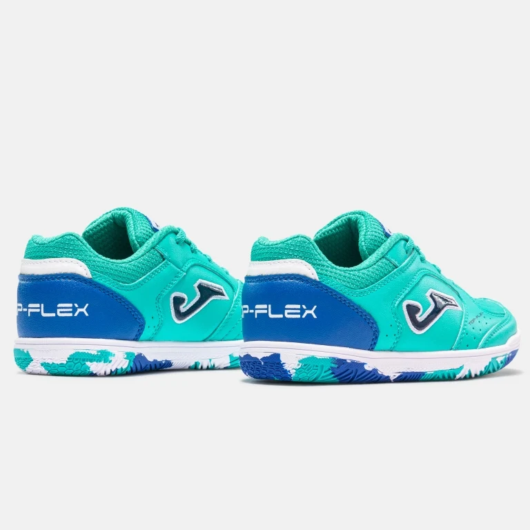 ZAPATILLA JOMA TOP FLEX JR 2627 TURQUESA INDOOR - Imagen 4