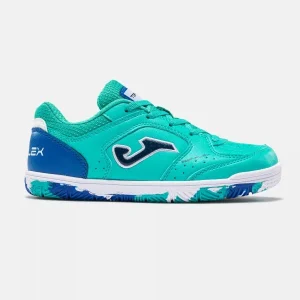 ZAPATILLA JOMA TOP FLEX JR 2627 TURQUESA INDOOR