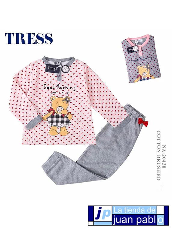 TRESS Pijama Niña Infantil Invierno