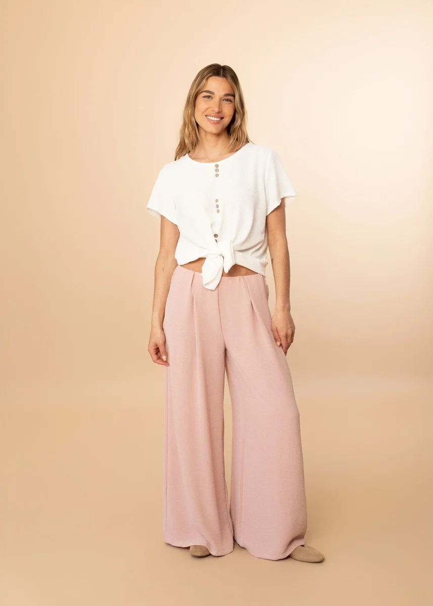 Blusa botones fluida - Imagen 7