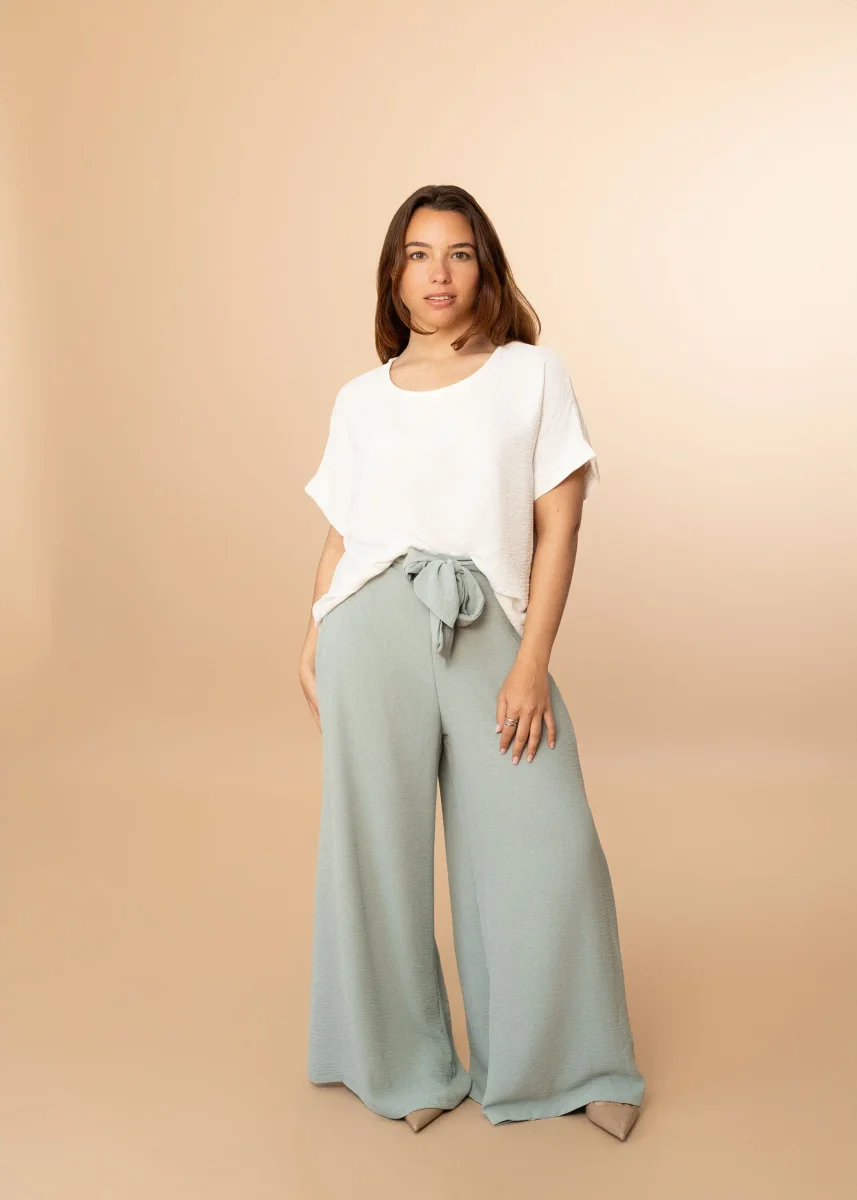 Pantalones fluidos lazo - Imagen 7