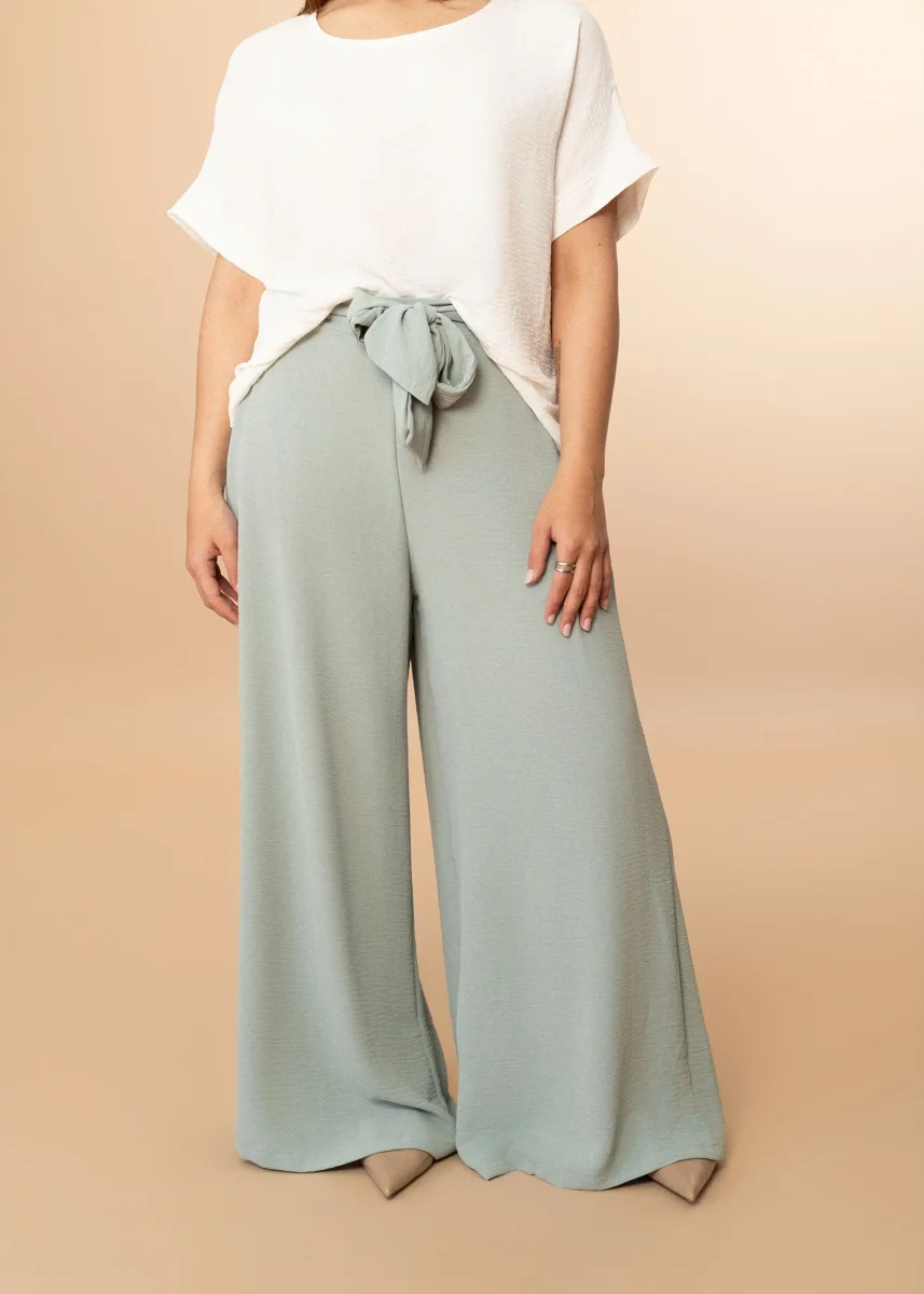 Pantalones fluidos lazo - Imagen 6
