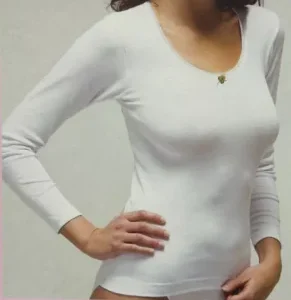 UBEVI Camiseta Térmica Manga Larga Algodón Señora 2020