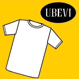 UBEVI Camiseta Manga Corta Sin Afelpar 1060