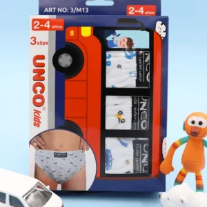 UNCO M13 Slip Niño Pack 3 unidades