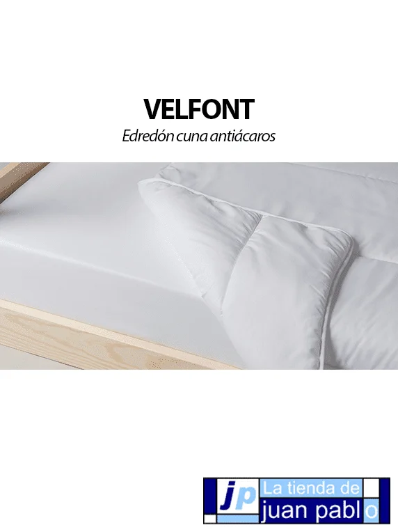 VELFONT Edredón Nórdico para Cuna Antiácaros - Imagen 3