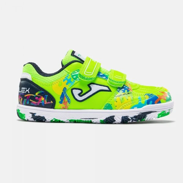 ZAPATILLA JOMA TOP FLEX JR VERDE FLUOR