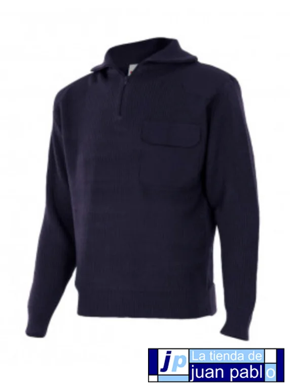 VELILLA 101 Jersey Punto Grueso con Cuello Alto