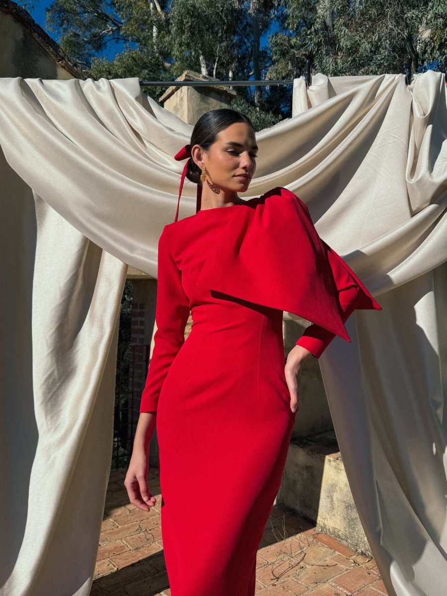 Vestido Lazo | Rojo | Última Ud Talla M