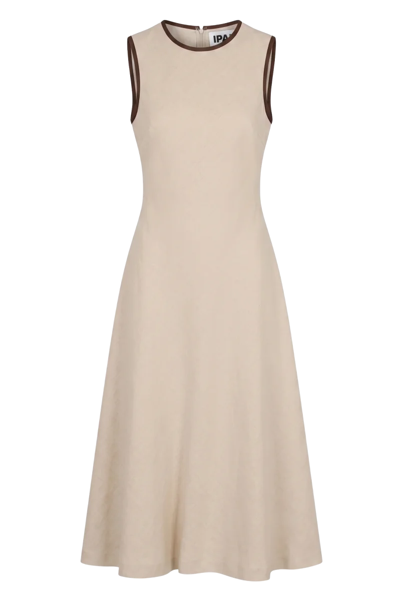 Vestido Arena Lino Liso - Imagen 9