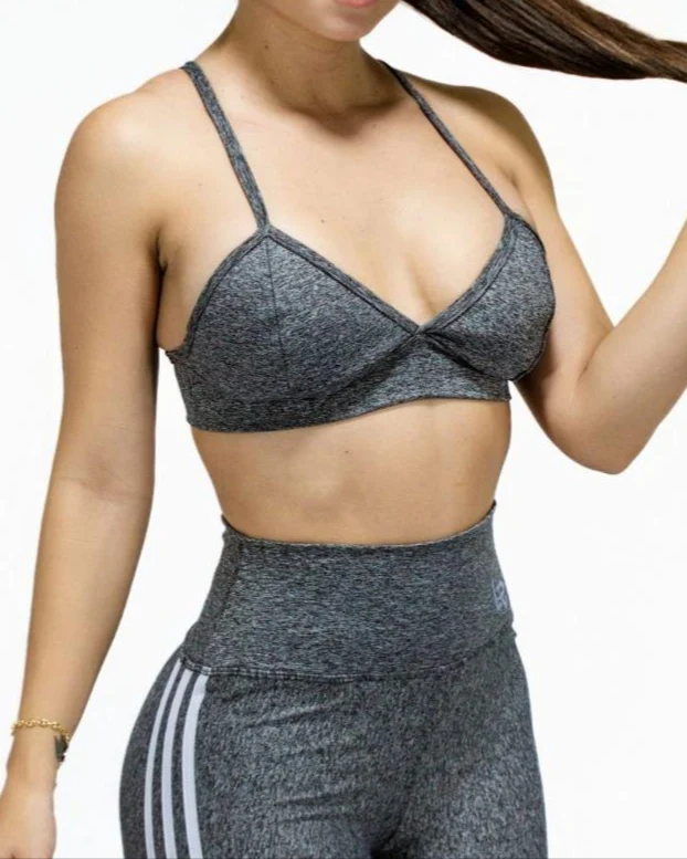 Top Bra Gris Jaspe MS - Imagen 2