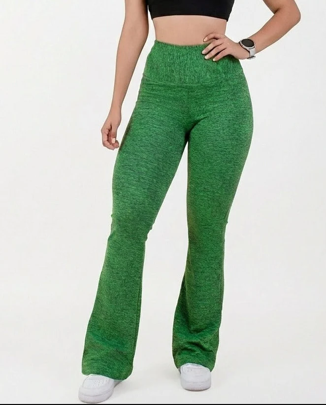 Pantalón Campana 2.0 Control verde Jaspe - Imagen 3
