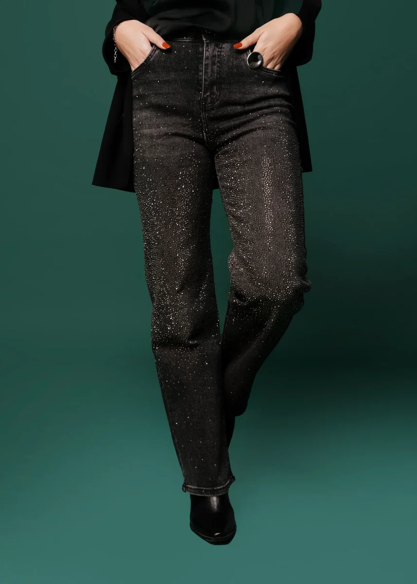 Jeans brillantes rectos - Imagen 2