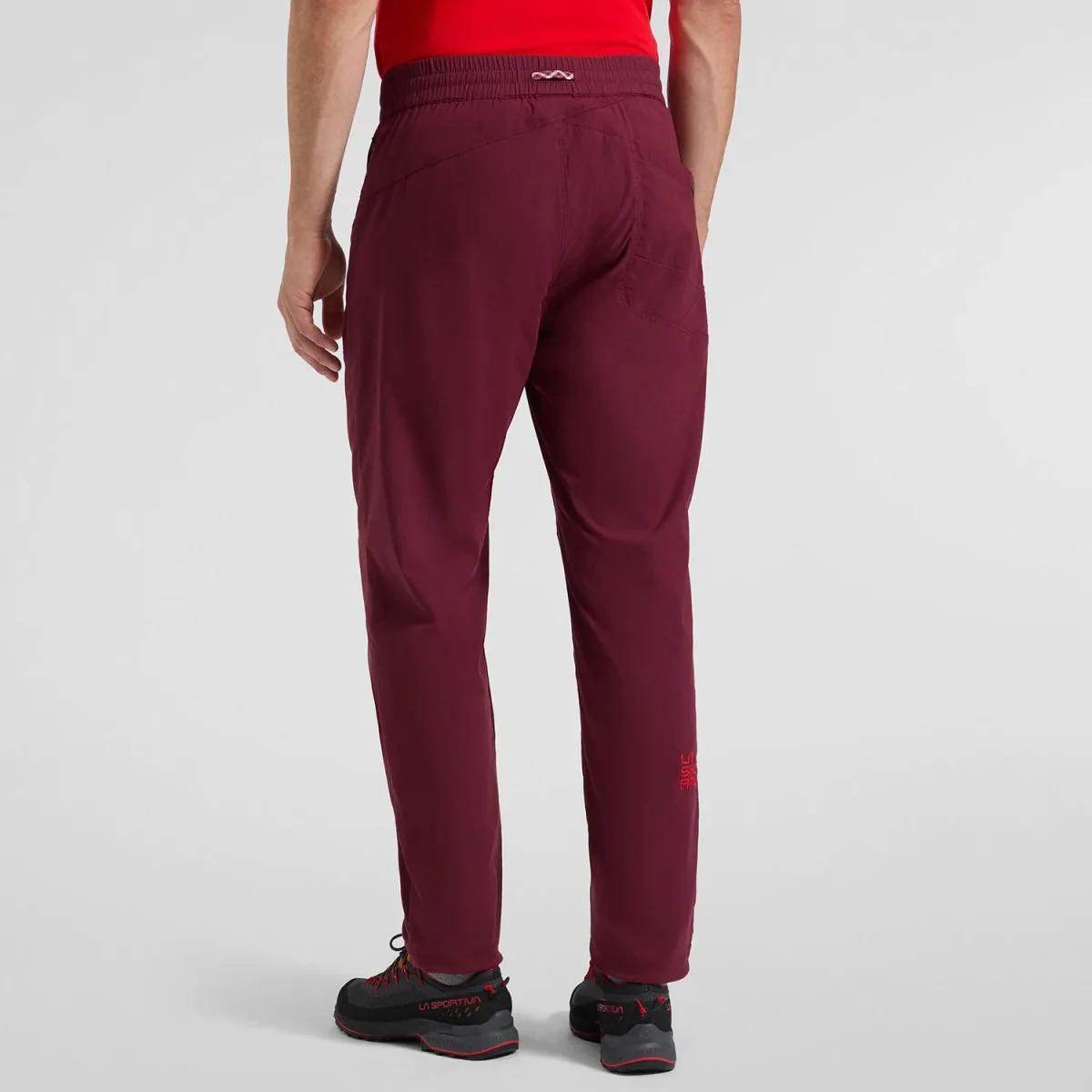 Pantalones La Sportiva LABYRINTH PANTS M Redwood/Mountain Red - Imagen 5