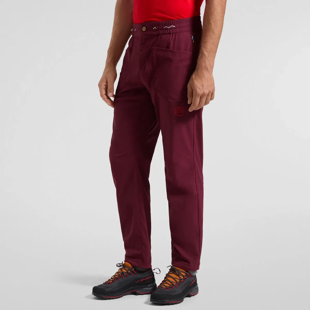 Pantalones La Sportiva LABYRINTH PANTS M Redwood/Mountain Red - Imagen 3