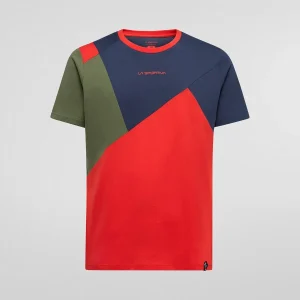 DUDE T-SH M MOUNTAIN RED