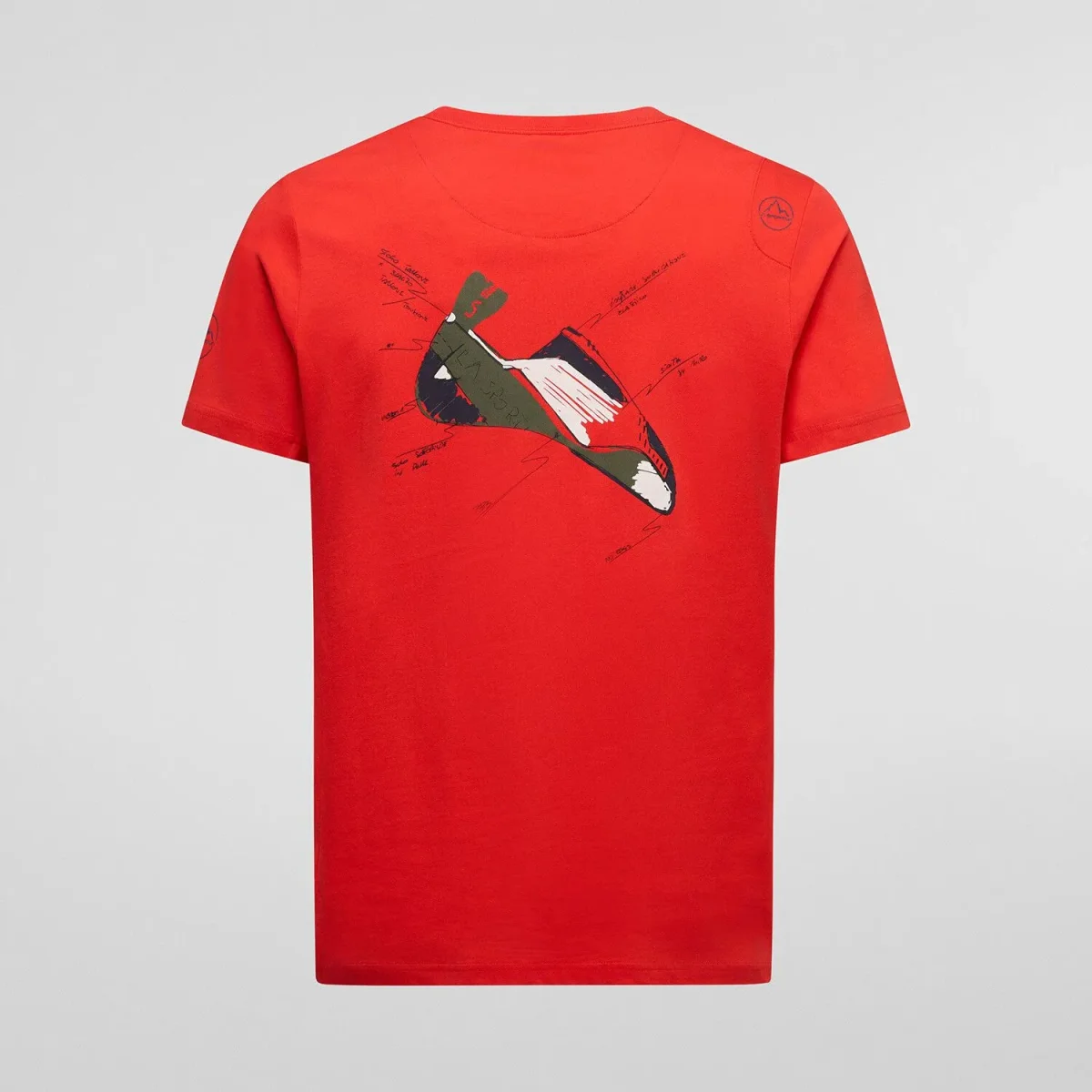 Camiseta La Sportiva MANTRA T-SH M MOUNTAIN RED - Imagen 4