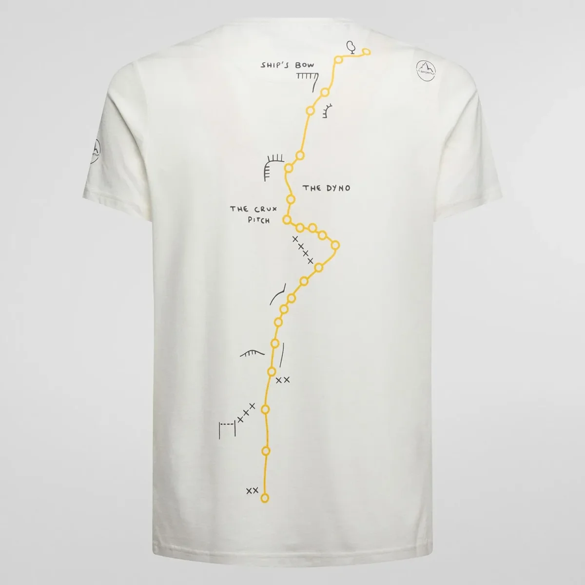 Camiseta La Sportiva DAWN WALL T-SH M CHALK - Imagen 3