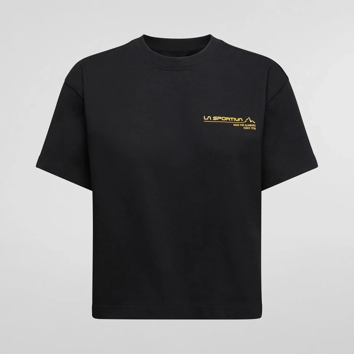 Camiseta La Sportiva SINCE 1928 CROP T-SH W black y yellow
