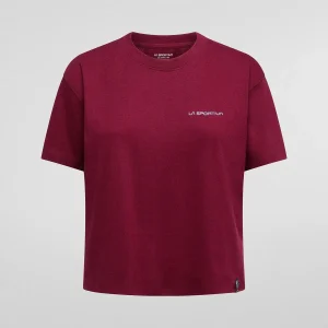 Camiseta La Sportiva TRILOGY CROP T-SH W REDWOOD