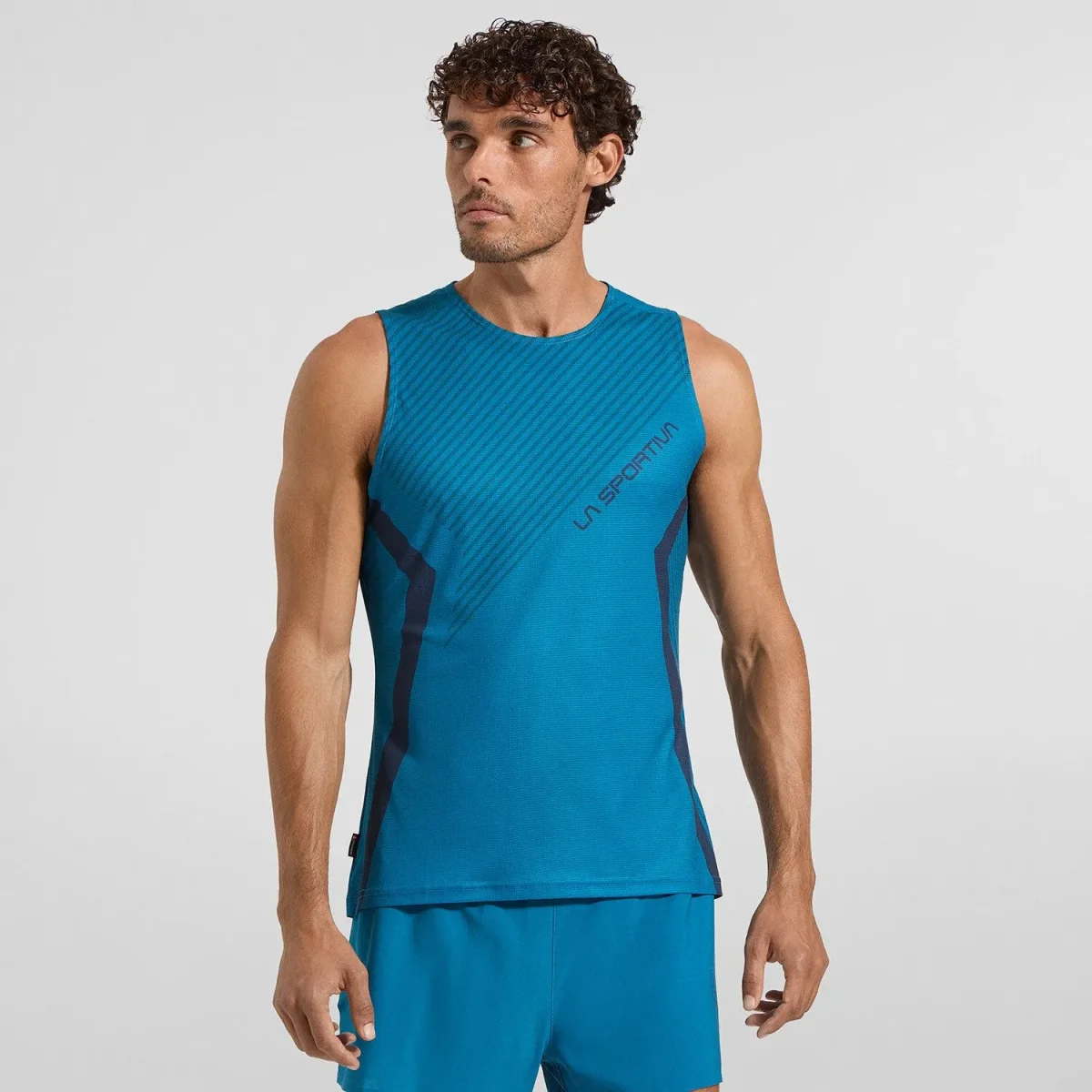 Camiseta tirantes La Sportiva FLOW TANK M lake - night sky - Imagen 3