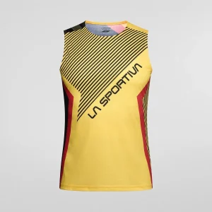 Camiseta tirantes La Sportiva FLOW TANK M black - yellow