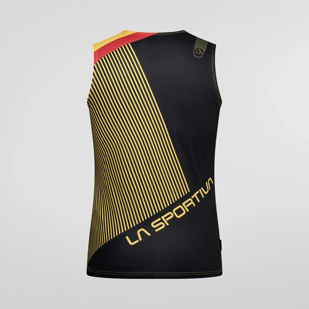 Camiseta tirantes La Sportiva FLOW TANK M black - yellow - Imagen 3
