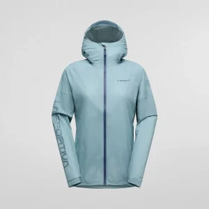 Chaqueta impermeable POCKETSHELL JKT W limestone