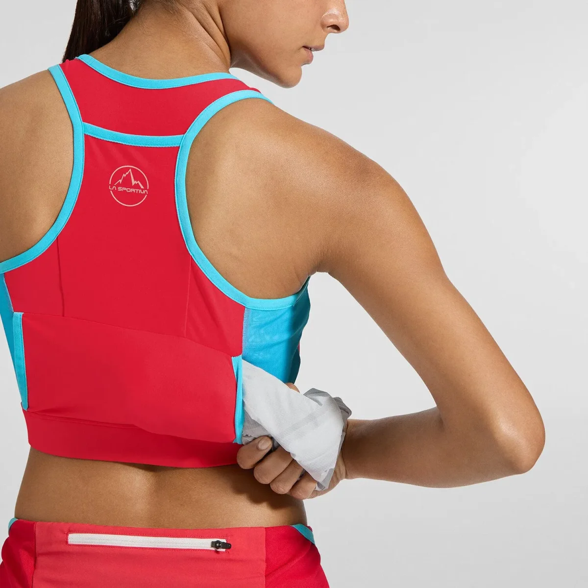 Sujetador deportivo La Sportiva STASH BRA W hibiscus - malibu blue - Imagen 4