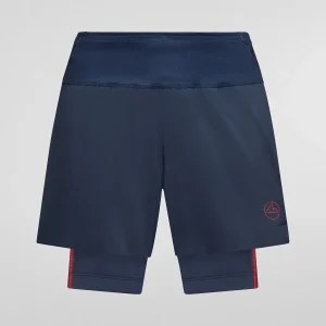 Pantalones cortos La Sportiva ULTRA DISTANCE SHORT M night sky - mountain red